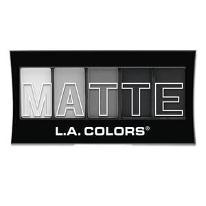 L.A. Colors Matte Eyeshadow Palette, Black Lace